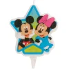 Bougie anniversaire Minnie & Mickey 7,5 cm-Cerf Dellier Best