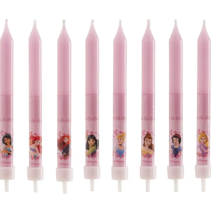 Bougie anniversaire Princesses Disney (x8)-Cerf Dellier Discount