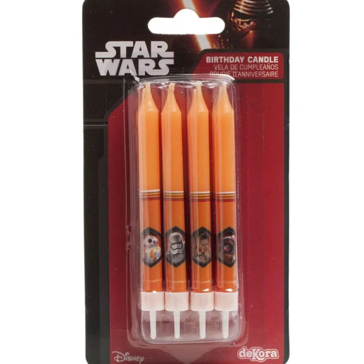 Bougie anniversaire Star Wars (x 8)-Cerf Dellier Sale