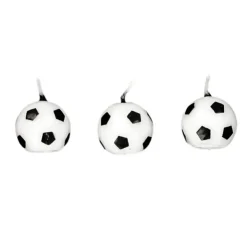 Bougie ballon de football (x 6)-Cerf Dellier Sale