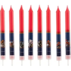 Bougie Spiderman (x8)-Cerf Dellier Clearance