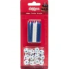 Bougies + ballons de football (x 12)-Cerf Dellier Outlet