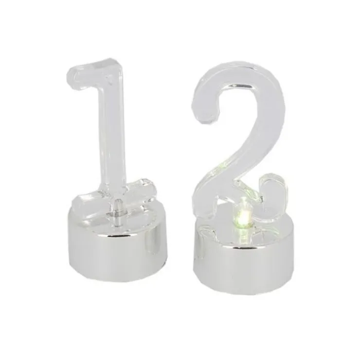 Bougies Chiffres 0 à 9 LED Patisdécor (x 10)-Cerf Dellier Sale