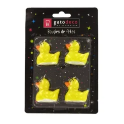 Bougies Petits Canards (x 4)-Cerf Dellier Best