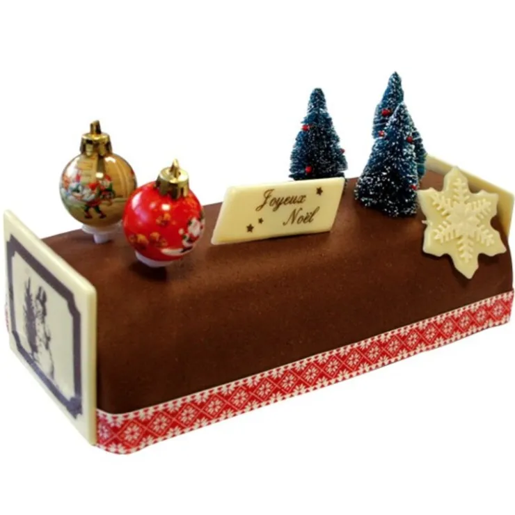 Boules de Noël rétro sur pique (x50)-Cerf Dellier Best