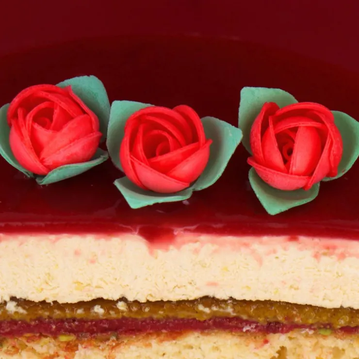 Boutons de rose rouge (x15)-Cerf Dellier Clearance