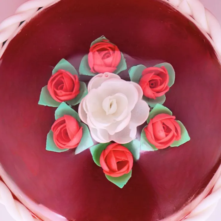 Boutons de rose rouge (x15)-Cerf Dellier Clearance