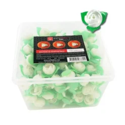 Boutons de roses blancs en azyme (x150)-Cerf Dellier Online