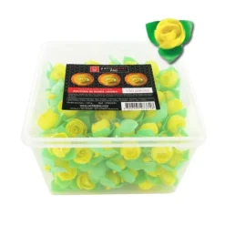 Boutons de roses jaunes en azyme (x150)-Cerf Dellier Clearance