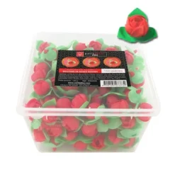 Boutons de roses rouges en azyme (x150)-Cerf Dellier New