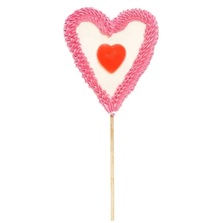 Brochette marshmallow coeur 60 g-Cerf Dellier Discount