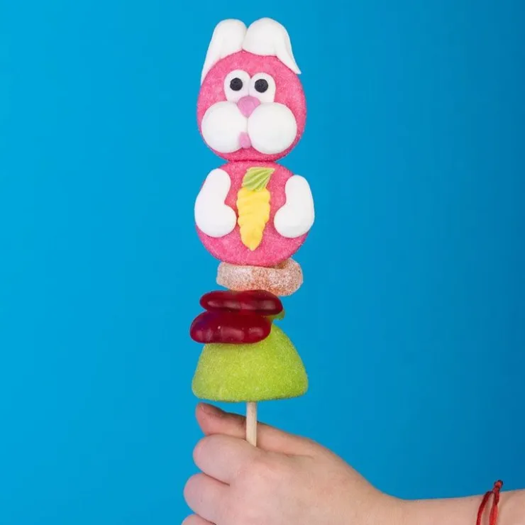 Brochette marshmallows lapin 55 g-Cerf Dellier Best