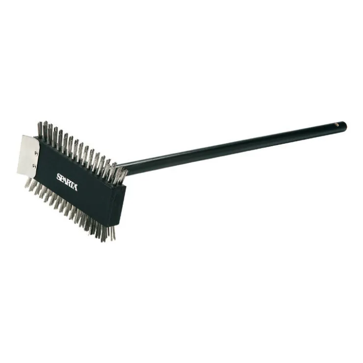 Brosse métallique avec long manche 20,5 cm-Cerf Dellier New