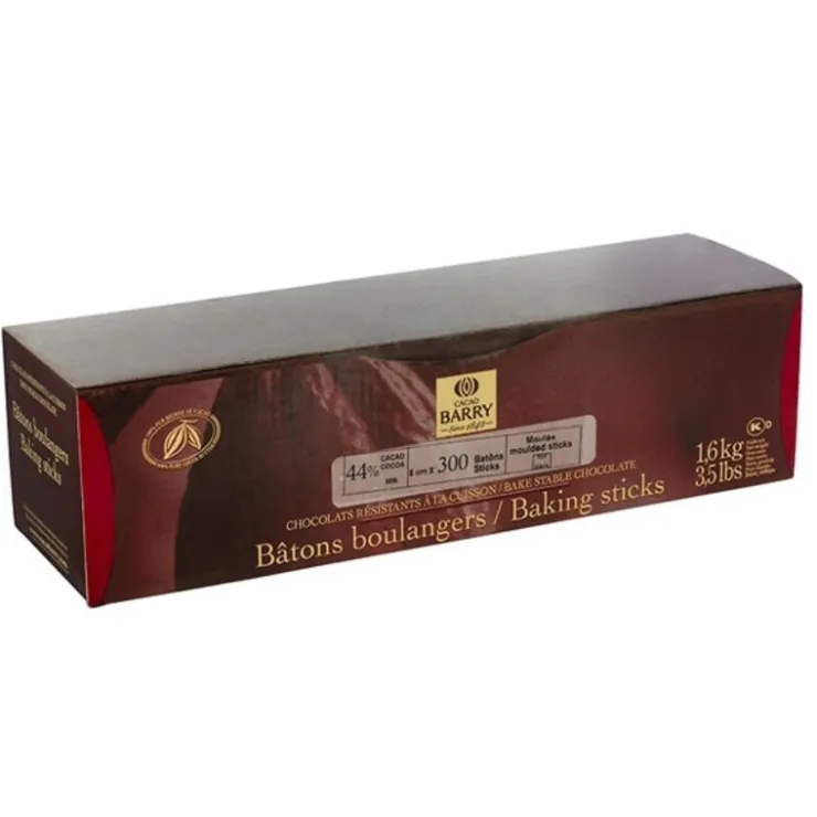 Bâtons boulangers en chocolat Barry (x300)-Cerf Dellier Outlet