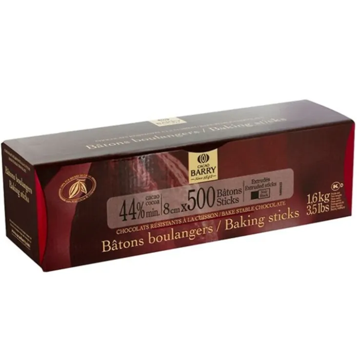 Bâtons boulangers en chocolat Barry (x 500)-Cerf Dellier Outlet