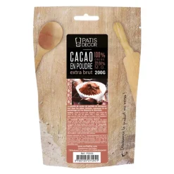 Cacao en poudre extra brut 200 g-Cerf Dellier Clearance
