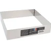 Cadre à mousse inox H 4,5 cm 20 x 20 cm-Cerf Dellier New