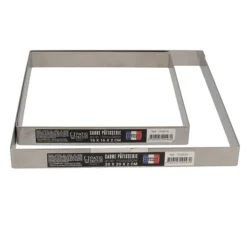 Cadre à pâtisserie inox H 2 cm - 20 x 20 cm-Cerf Dellier Discount