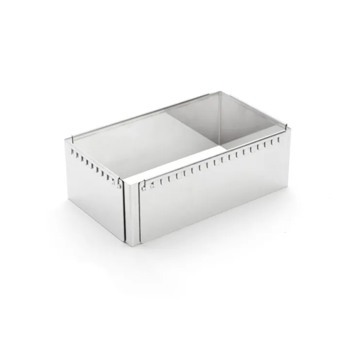 Cadre extensible inox rectangle Hauteur 5cm De Buyer-Cerf Dellier Discount