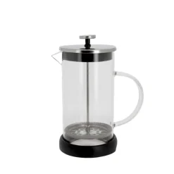 Cafetière à piston en verre couvercle noir - 600 ml-Cerf Dellier New