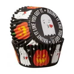 Caissette cupcake Halloween Haunt it like you got it Wilton (x75)-Cerf Dellier Outlet
