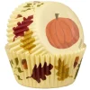 Caissette cupcake Halloween Citrouille Wilton (x50)-Cerf Dellier Online