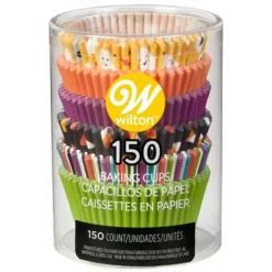 Caissette cupcake Halloween emoji assorties Wilton (x150)-Cerf Dellier