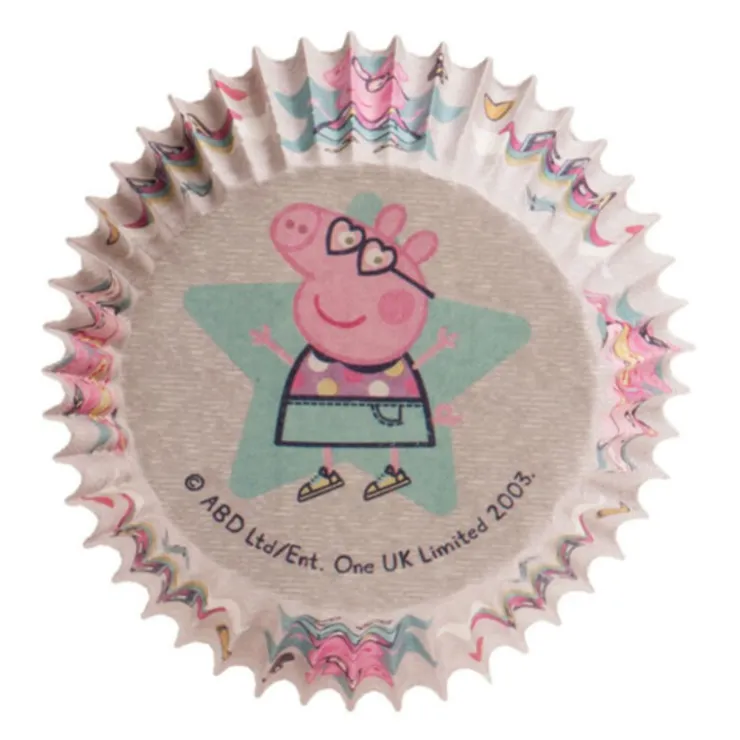 Caissette cupcake Peppa Pig (x25)-Cerf Dellier