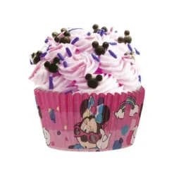 Caissettes à cupcake roses Minnie (x25)-Cerf Dellier Hot