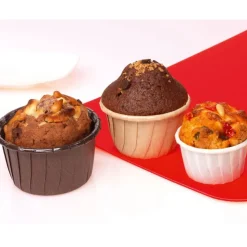 Caissettes cuisine en papier blanches (±100)-Cerf Dellier