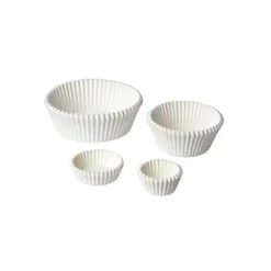 Caissettes cuisson Calypso blanches n° 1207 (x1000)-Cerf Dellier Hot