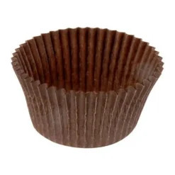 Caissettes cuisson Calypso fond brun n°1201 (x1000)-Cerf Dellier