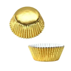 Caissettes cupcake or (x30)-Cerf Dellier Discount