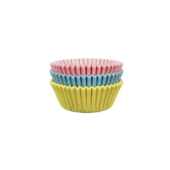 Caissettes cupcake pastelles (x60)-Cerf Dellier Outlet