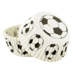 Caissettes cupcakes "Football" (x50)-Cerf Dellier Best