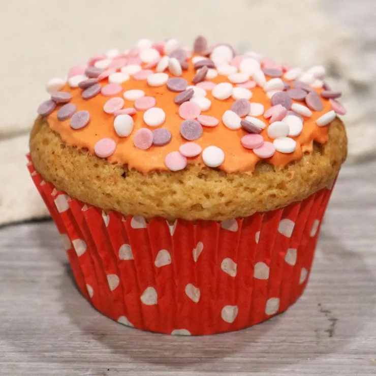 Caissettes cupcakes rouges à pois (x50)-Cerf Dellier Hot