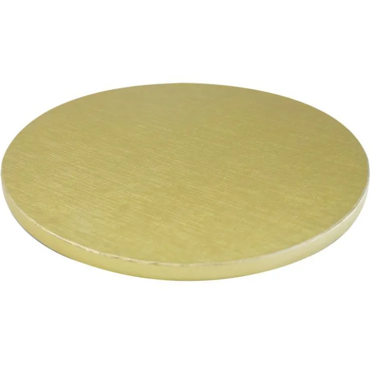Cake Drum Rond Or Ø 25 cm-Cerf Dellier Online