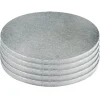 Cake Drums Ronds Argent Ø 45 cm (x5)-Cerf Dellier New