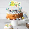 Cake topper assortis "Joyeuses Pâques"-Cerf Dellier Outlet