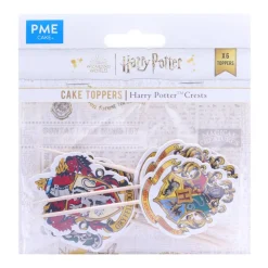 Cake topper blasons maisons Harry Potter (x6)-Cerf Dellier Online
