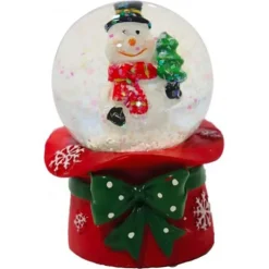 Cake Topper Boule à neige Bonhomme de neige-Cerf Dellier New