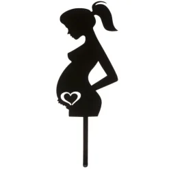Cake topper Femme enceinte-Cerf Dellier New