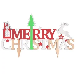 Cake topper Merry Christmas-Cerf Dellier Online
