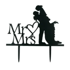 Cake Topper Mr & Mrs Bonheur-Cerf Dellier Sale