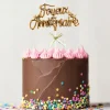 Cake topper "Joyeux anniversaire"-Cerf Dellier Best