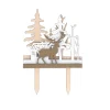 Cake topper Renne 3-Cerf Dellier Outlet