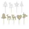 Cake toppers mix de Noël-Cerf Dellier Outlet