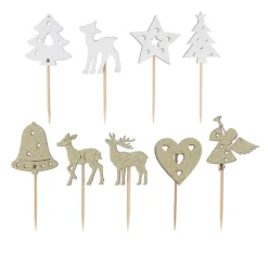 Cake toppers mix de Noël-Cerf Dellier Outlet