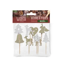 Cake toppers mix de Noël-Cerf Dellier Outlet