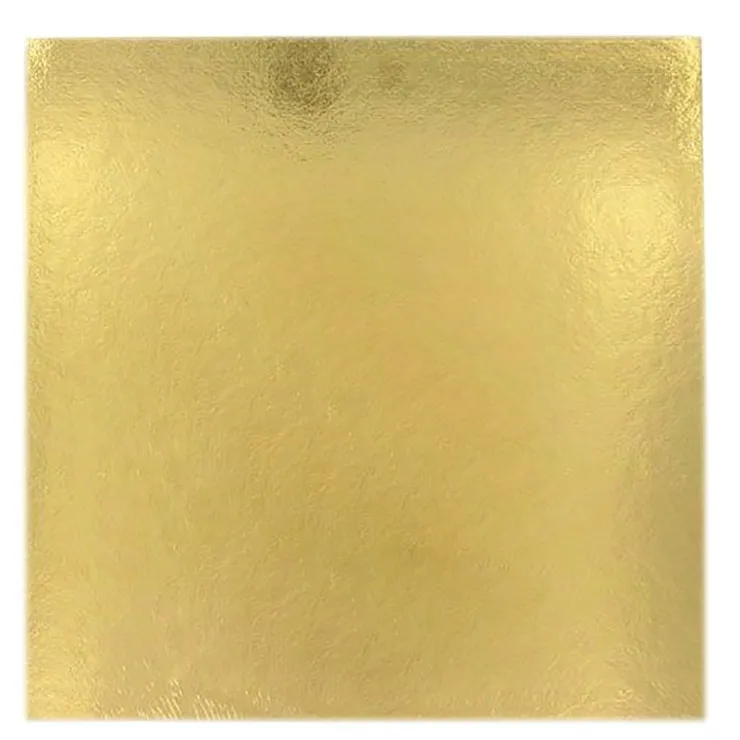 Cartons carrés or/noir 20 x 20 cm PATISDECOR (x5)-Cerf Dellier Outlet
